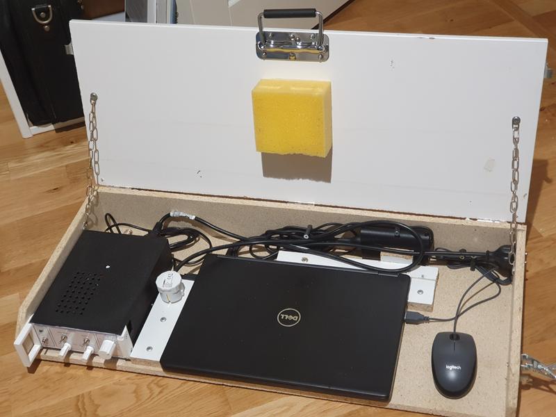 Box for measuring equipment
