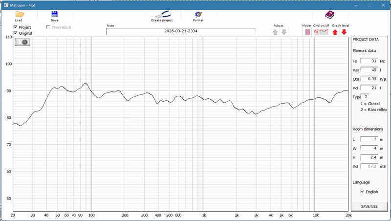 A loudspeaker program that simulates reflex-free measurement